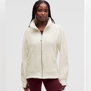 lululemon Scuba Tumbled Fleece Jacket
Funnel-Neck Full Zip - bone size M/L